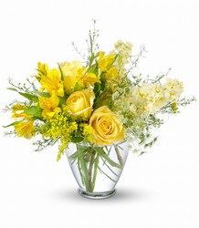 Sunny Love Bouquet from Maplehurst Florist, local flower shop in Essex Junction